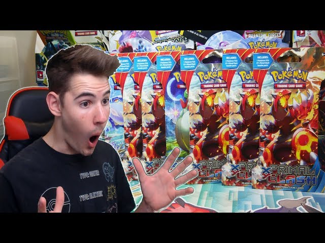 Pokemon Cards - OPENING 8 XY PRIMAL CLASH BLISTER PACKS!! (EX PULL)