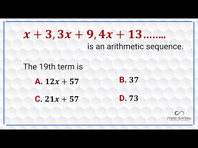 Find the 19th term of the sequence.