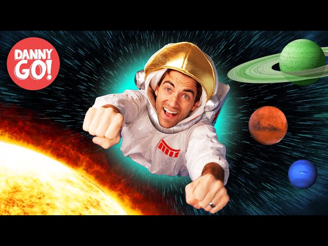 "Space Race!" Planet Dance Song 🚀✨ Solar System Brain Break | Danny Go! Songs for Kids