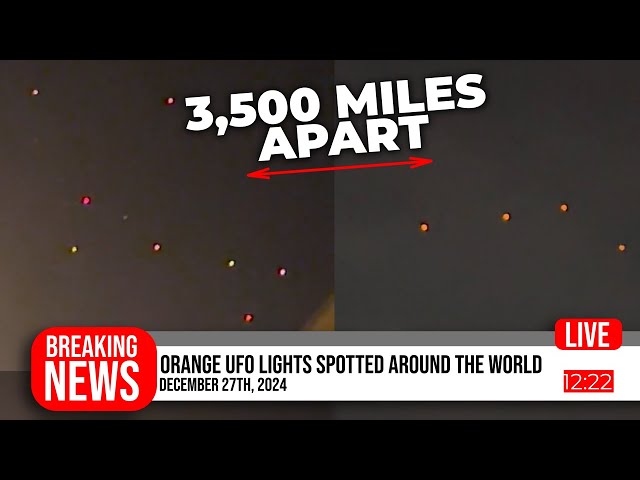 Orange Orbs Appearing ALL OVER THE WORLD❗Alien UFO Drones, Plasmoids, UAP, New UFO Sightings