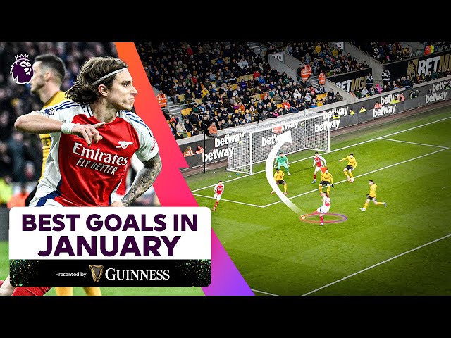 Premier League's Best Goals in January! 🔥⚽ | Stunning Strikes & Epic Finishes