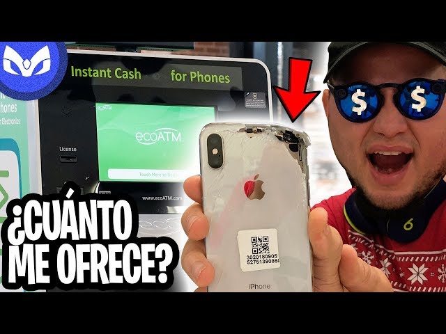 VENDIENDO iPhone X DESTROZADO A MAQUINA DE WALMART