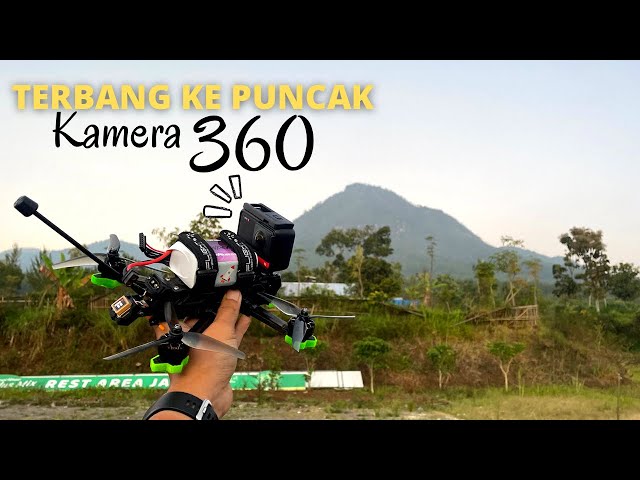 Terbang ke PUNCAK GUNUNG pakai kamera 360 bisa lihat semua sisi KEREN !!! Insta360 One R