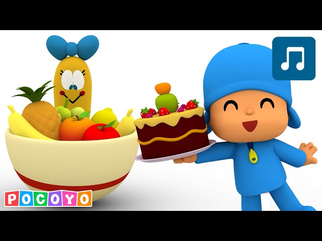 🍎 POCOYO : La chanson des gâteaux aux fruits ! 🍉 Mangeons sainement ! | Animaj Kids