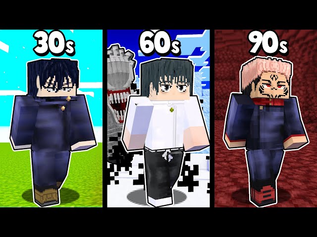 Minecraft Jujutsu Kaisen, But every 30 seconds I change character...