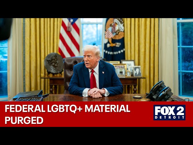 Trump officials take down federal sites of LGBTQ+ material