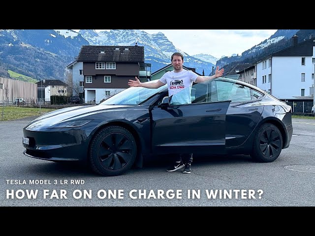 Tesla Model 3 2025 LR RWD – Pushing the Limits of Winter Range!