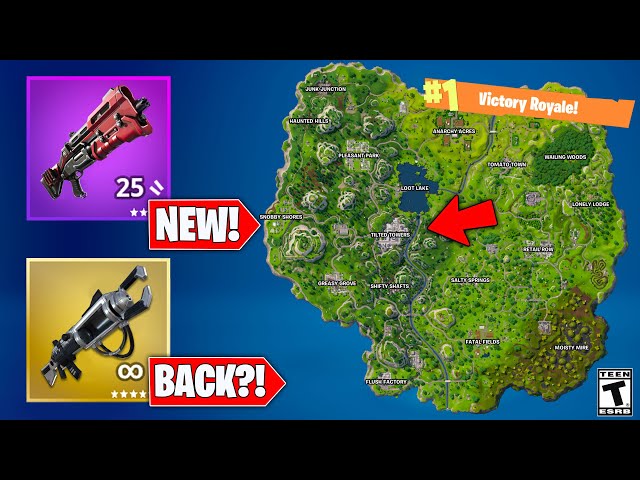 The NEW FORTNITE OG SEASON 2 Update! (Tilted Towers, Purple Tac)