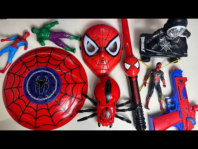 28 minute satisfying Spider Man series toy unboxing, Marvel hero characters, sound and light toys