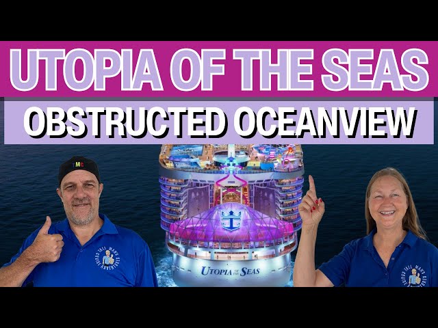 Utopia of the Seas Obstructed Oceanview Cabin 9104 | Tall Man's Cruise Adventures