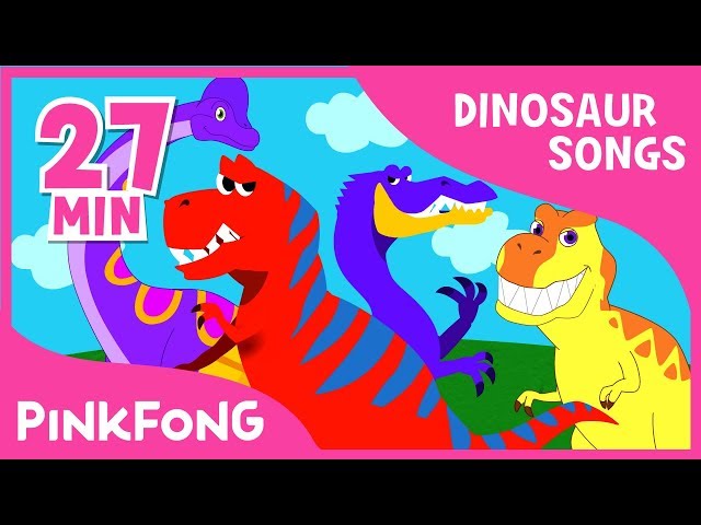 Tyrannosaurus Rex and 23+ songs| Dinosaur Songs | + Compilation | Pinkfong Songs for Children