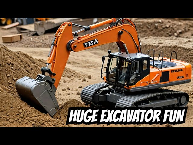 Satisfying Tata Hitachi EX 8000 Diecast Model | Mega Excavator in Action!