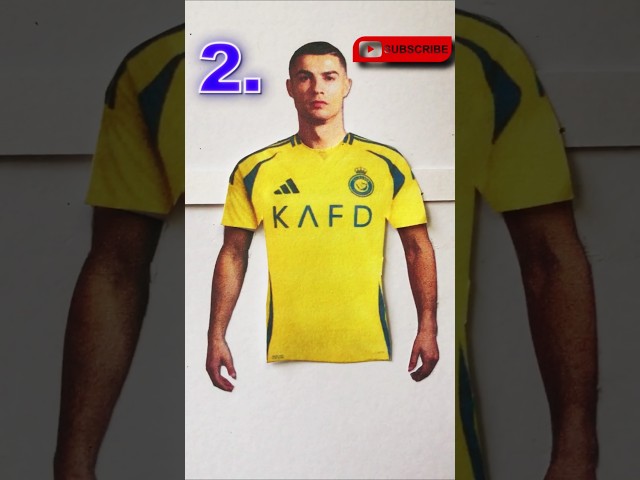 Ronaldo's Al nassr T shirts🤩#creative #football #ronaldo #shorts