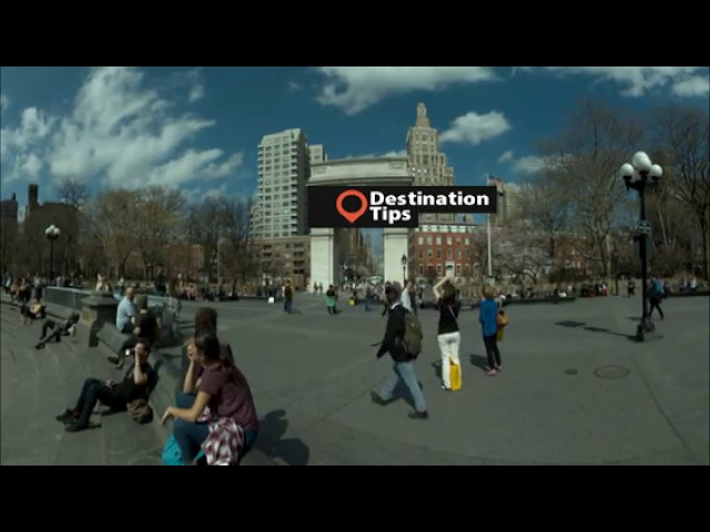 Awesome 360º Video of Washington Square NY - Look Around!