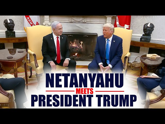 Post Live Loop: Israeli PM Netanyahu meets with President Trump at White House | USA | Middle East