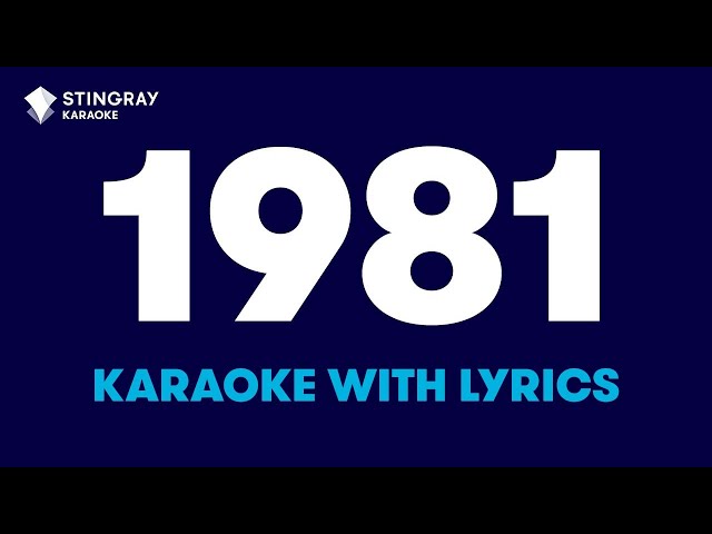 BEST SONGS FROM 1981 IN KARAOKE WITH LYRICS | Non Stop Karaoke Music Playlist by @StingrayKaraoke