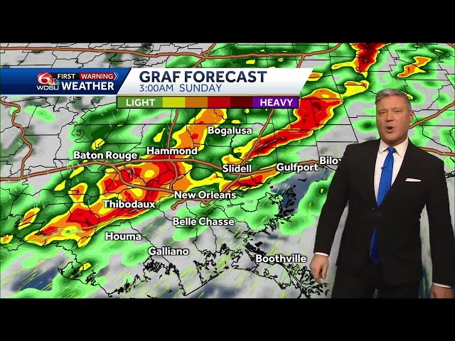 Tracking possible severe storms late Saturday night, Weather Alert Day