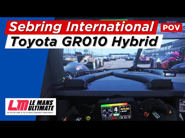 [Le Mans Ultimate] POV Sim Racing | Sebring International Raceway | Toyota GR010 Hybrid