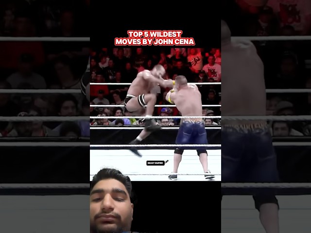 Wildest move by John Cena #wwe #romanvscena #wrestling #acknowledgereigns #brockleasner #cenamonth