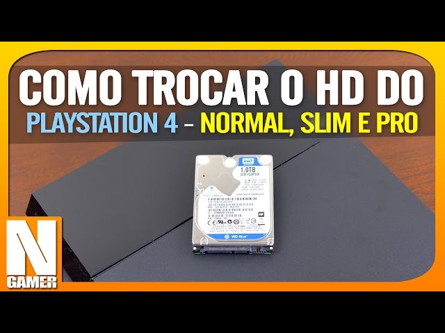 Como Trocar HD do PS4: Normal, Slim e PRO | TUTORIAL DEFINITIVO - Noberto Gamer