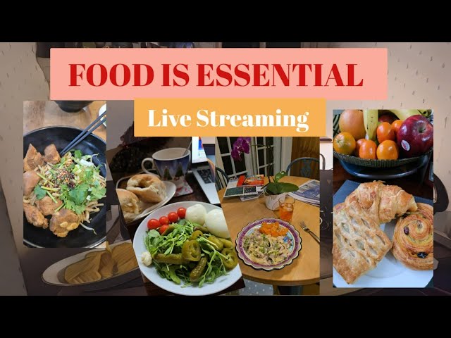 FOOD IS ESSENTIAL #LIVE #ASMR #ASMRSOUNDS #SATISFYING #LIVESTREAMING