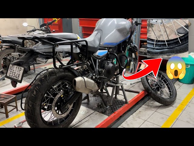 HOW TO INSTALL TUBELESS RIMS ON HIMALAYAN 450 | Cost & Fitting ? Parts ? Tyre Change ? | MUST WATCH