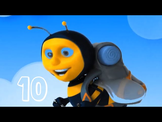 Happy Bee Cartoon CountDown Timer With Voice