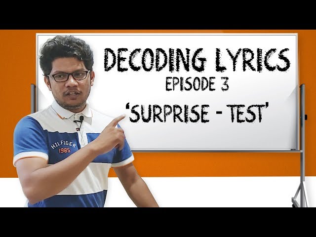 Decoding Lyrics | Ep 3 - "The Surprise Test" | Vikramarkudu | RaviTeja | AnushkaShetty |  Tollywood