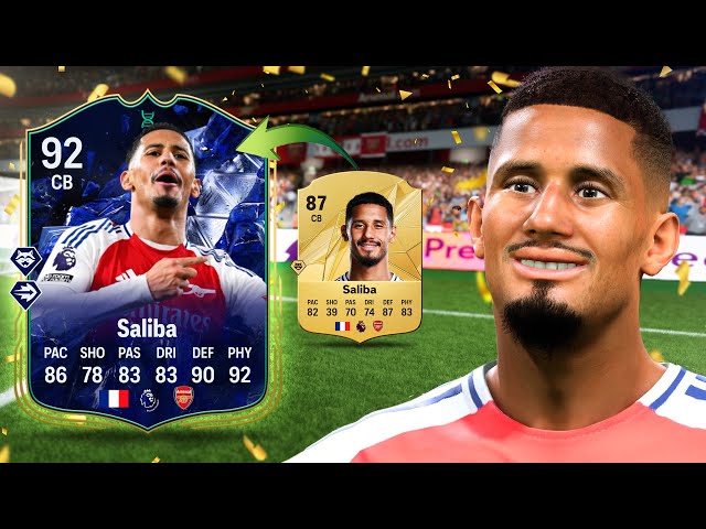 92 TOTY Evo Star Saliba.. Just WATCH THIS! 😱 FC 25 Player Review