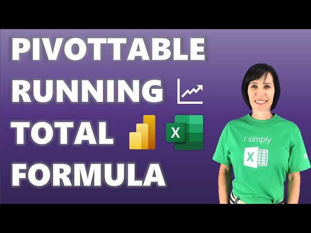 Problems with PivotTable Running Totals and HOW TO FIX THEM