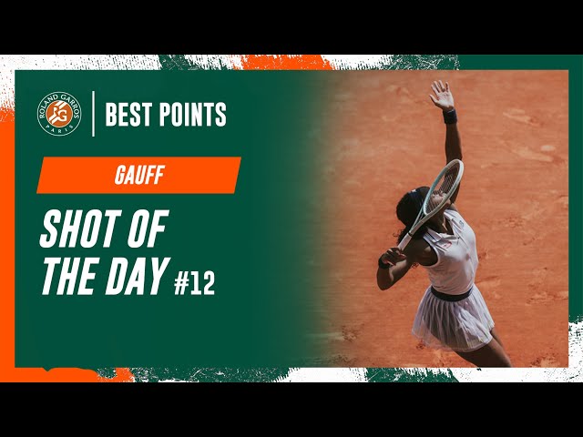 Shot of the day #12 Coco Gauff | Roland-Garros 2024