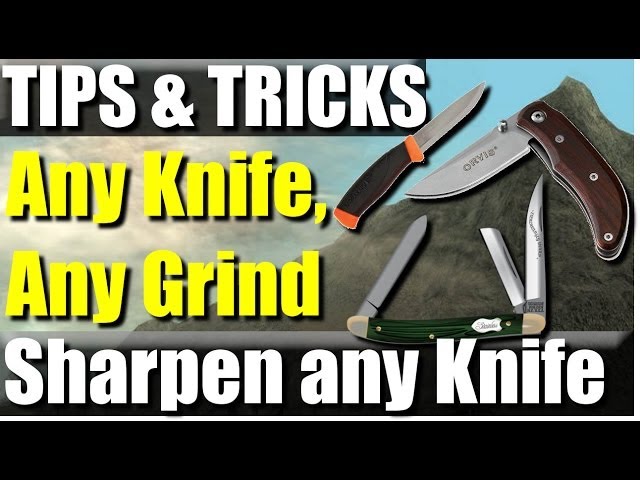 How to sharpen a Knife: Scandinavian grind vs. All other grinds