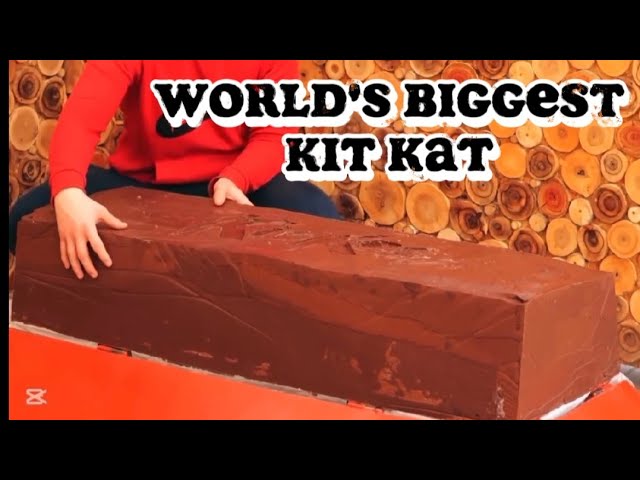 Making the World's Biggest KitKat Bar – 140kg of Chocolate 🍫🍪 | Epic DIY Challenge