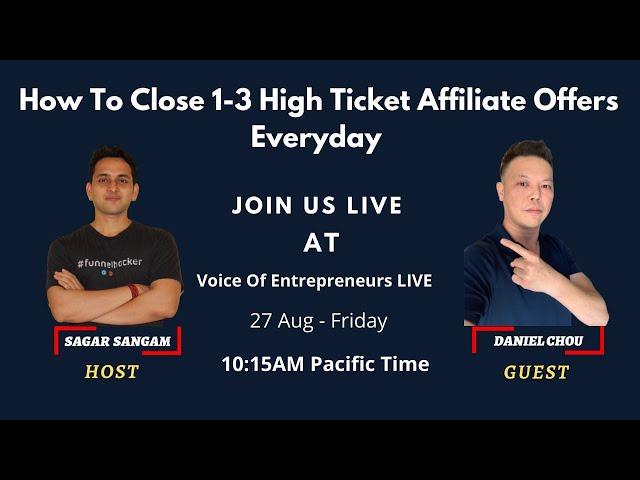 How To Close 1-3 High Ticket Sales Every Day Without Having My Own Products