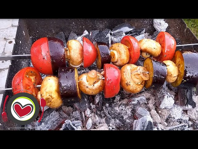 Grilled vegetables and meat are tastier than in the oven. I share the recipe for meat and vegetables