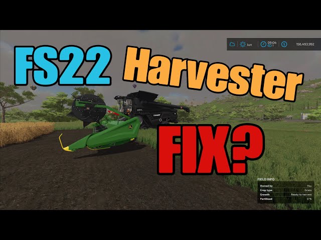 FS22 Harvester FIX ,  A new feature for Farming simulator 22