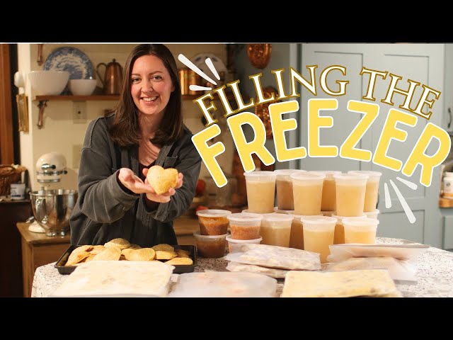 Freezer Fill-Up! Preserving Food and Meal Prep with Me! #threeriverschallenge