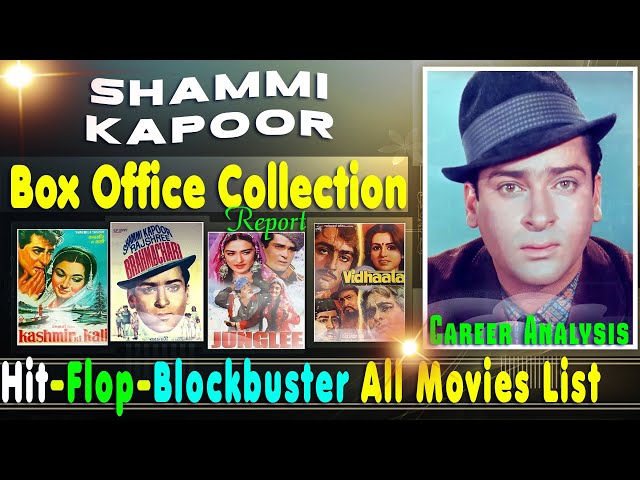 Shammi Kapoor Hit and Flop All Movies List with Box Office Collection Analysis | शम्मी कपूर