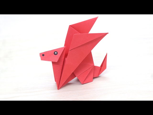 How to fold Origami Dragon - Paper Dragon Tutorial