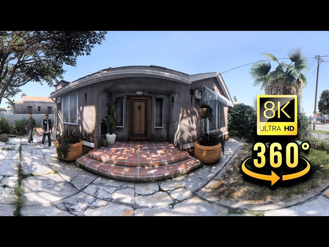 8K 360° GTA 5 Lamar Roasts Franklin in VR | GTA 5 360° VR Video