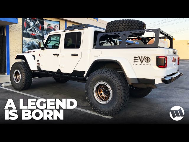 Jeep Gladiator Truck WAYALIFE Build EVO DTD 40" Nitto Tires Dana UD60 High Performance Overlander