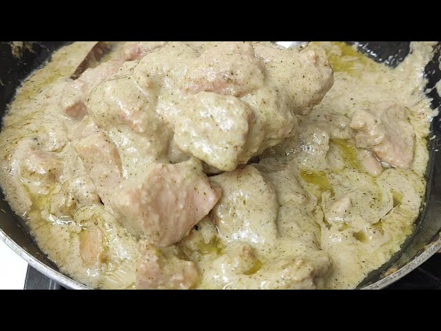 Murg Malai Handi | Chicken Malai Handi | Creamy Boneless Chicken Gravy