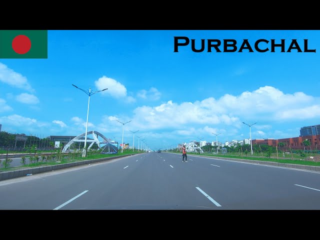 Beautiful Purbachal Expressway, Dhaka, Bangladesh | Road view | Raid Vlogs