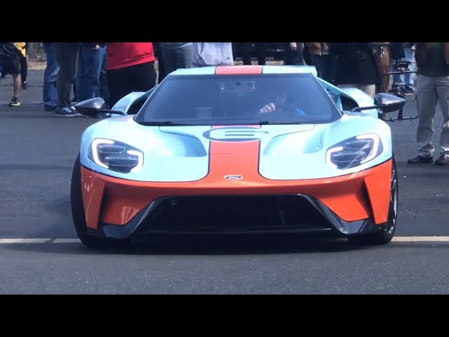 Supercars Leaving Auto Reflections C&C! Ford GT, GT2RS, Performante, R34, Etc...