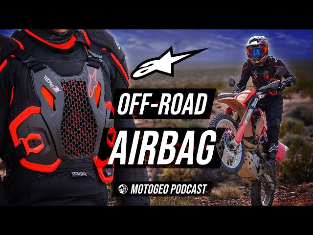 Off-Road Airbag protection by Alpinestars / @motogeo