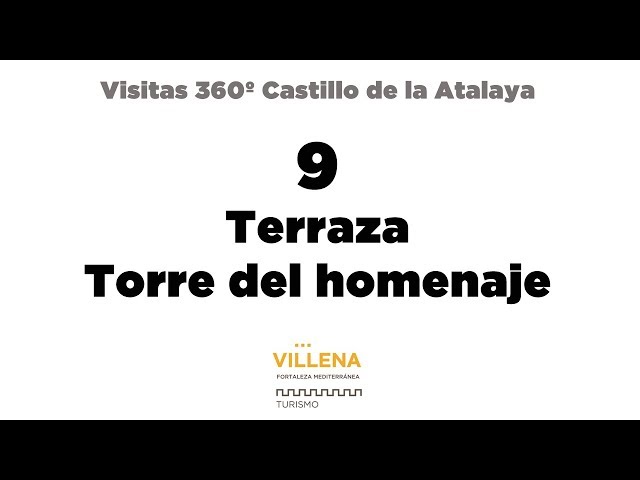 9- Terraza torre del homenaje - Visitas 360º al Castillo de la Atalaya