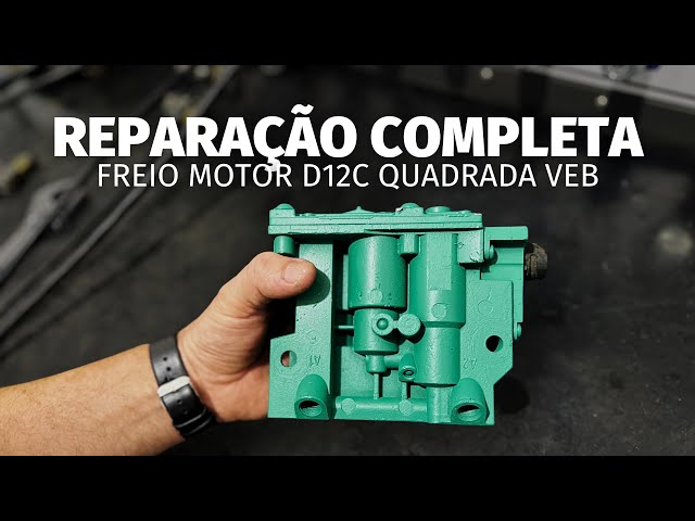 Treinamento Freio Motor D12C Quadrada VEB | FrenoDiag Curitiba