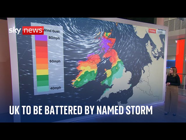 Wind, rain and snow set to batter Britain this week