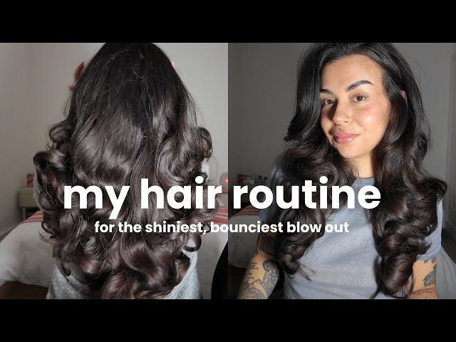 my hair routine (product breakdown, dyson tutorial & pin curling)