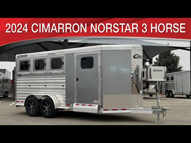 2024 Cimarron Norstar 3 Horse Bumper Pull